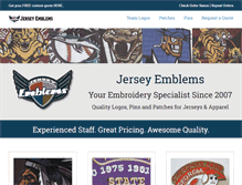 Tablet Screenshot of jerseyemblems.com